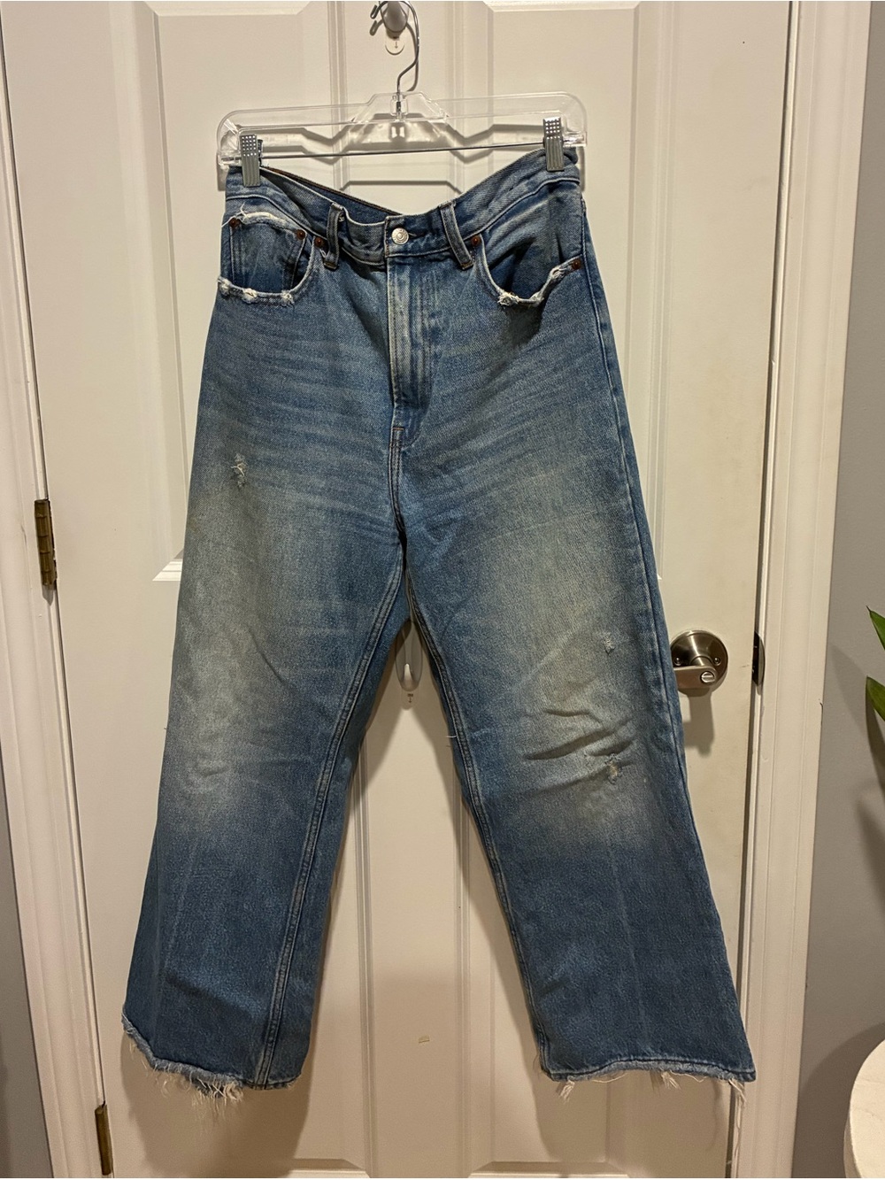 Abercrombie & Fitch Light Blue Relaxed Straight Jeans